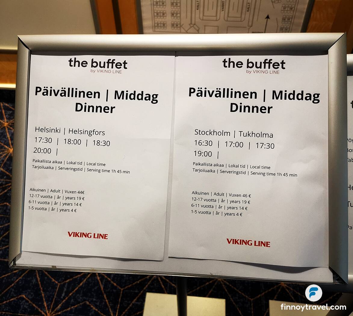 Hor&aacute;rios do Buffet