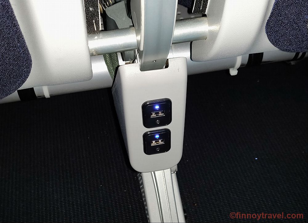 Mga USB socket sa Airbus A318