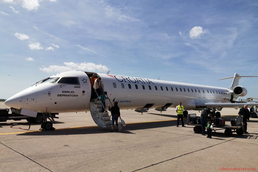 Air Nostrum CRJ1000 sa Zagreb