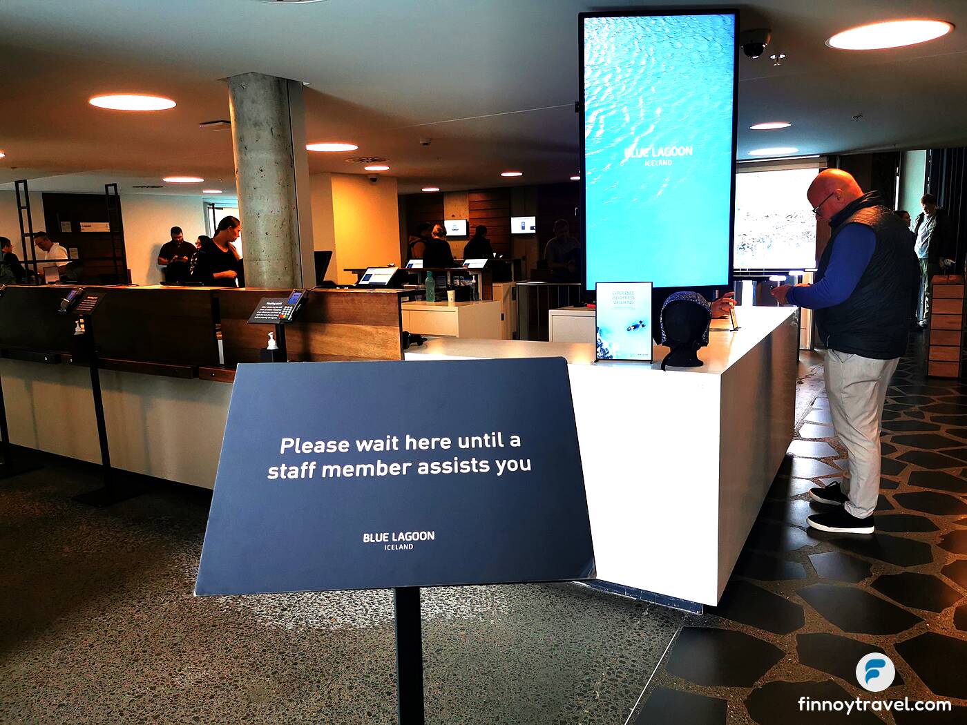 Resepsyon ng Blue Lagoon sa Iceland