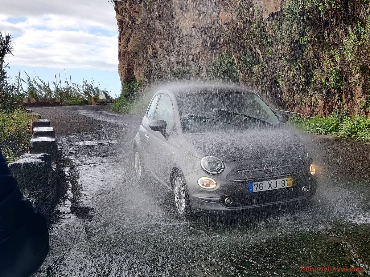 Isang natural na car wash sa Madeira