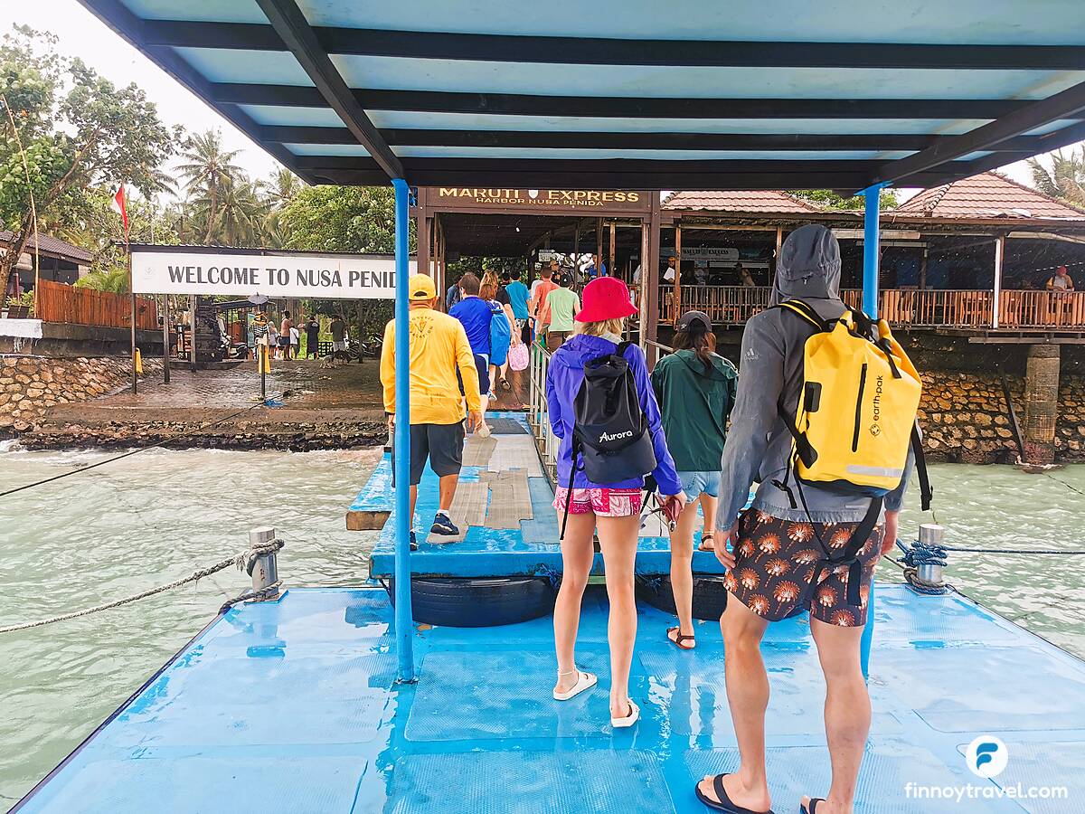 Pantalan ng pagdating sa Nusa Penida