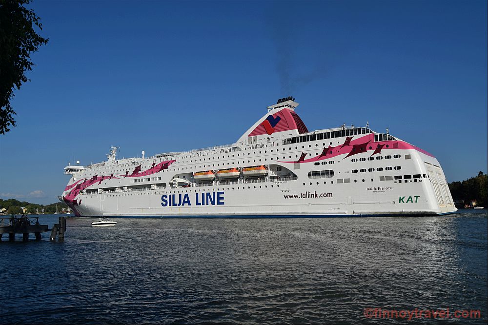 Pagdating ng Tallink Baltic Princess sa Turku