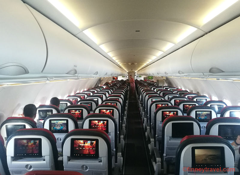 Ang kabin ng Turkish Airlines Airbus A321