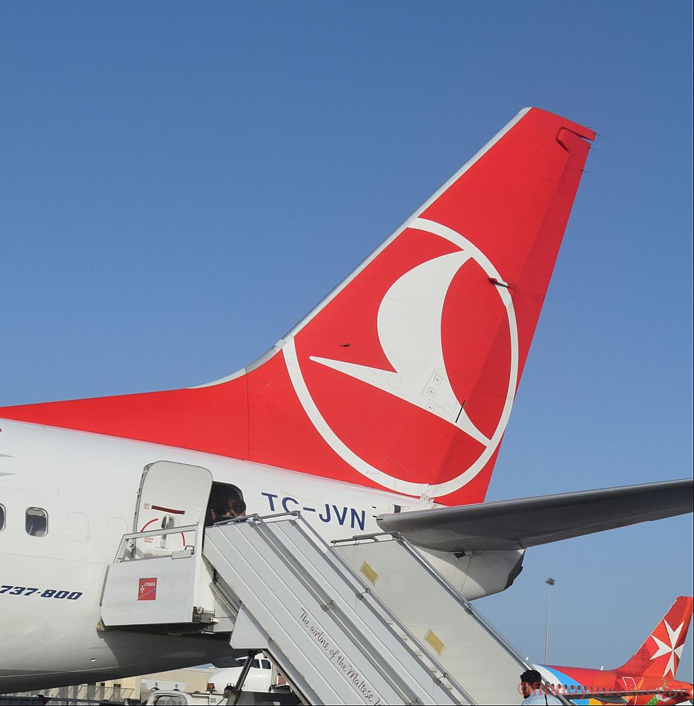 Buntot ng eroplano ng Turkish Airlines