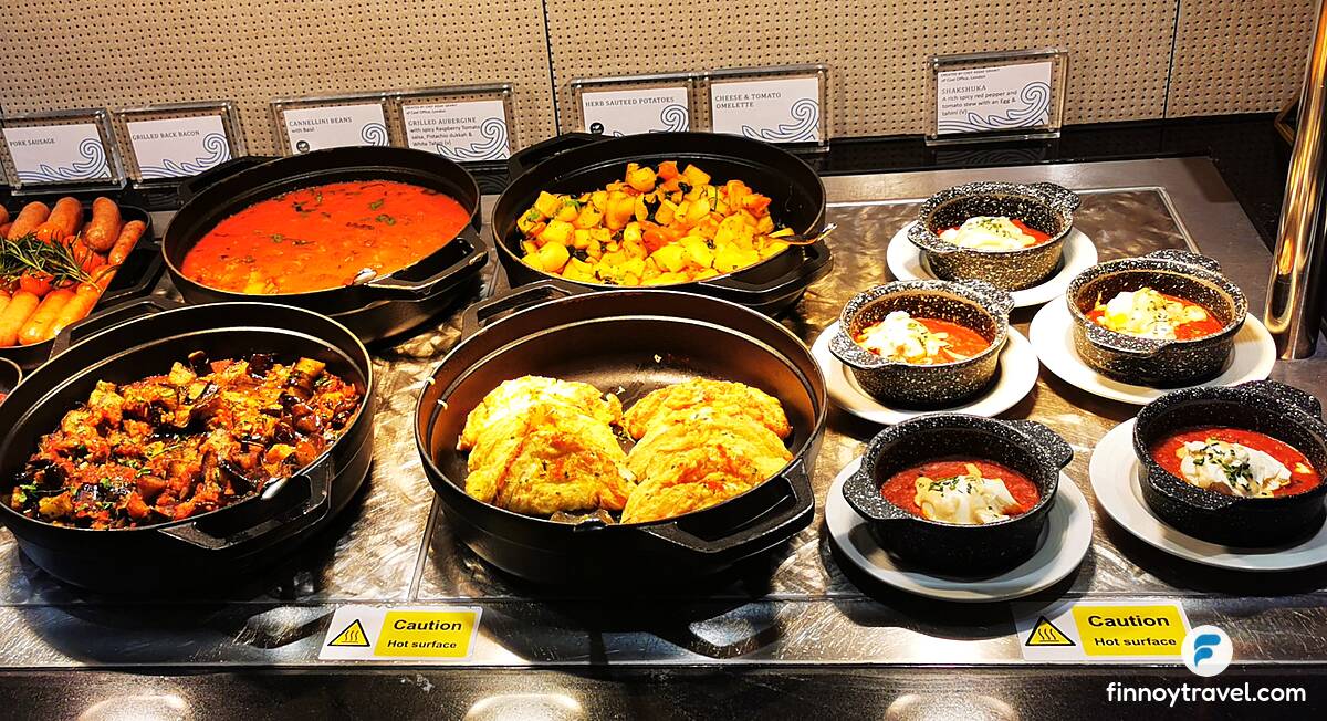 希思罗机场 Centurion Lounge 的热食