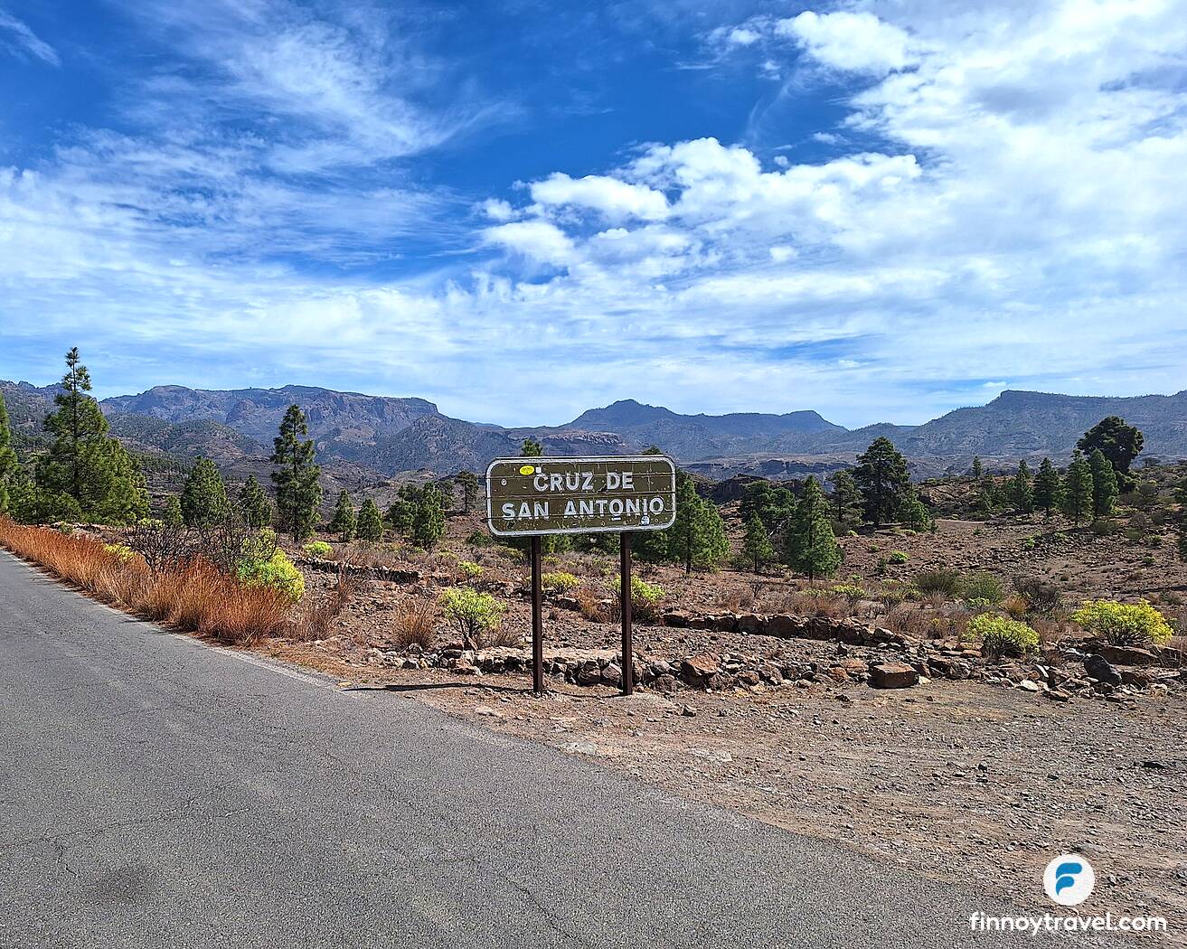 格兰卡纳里亚的山路