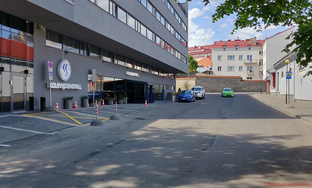 Kalev Spa 酒店入口