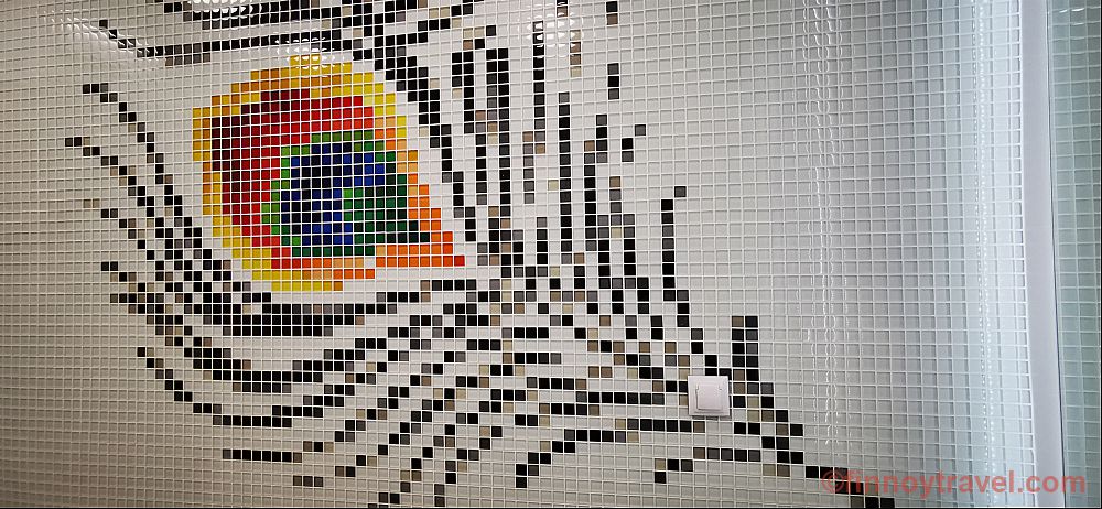 洗手间里的艺术品