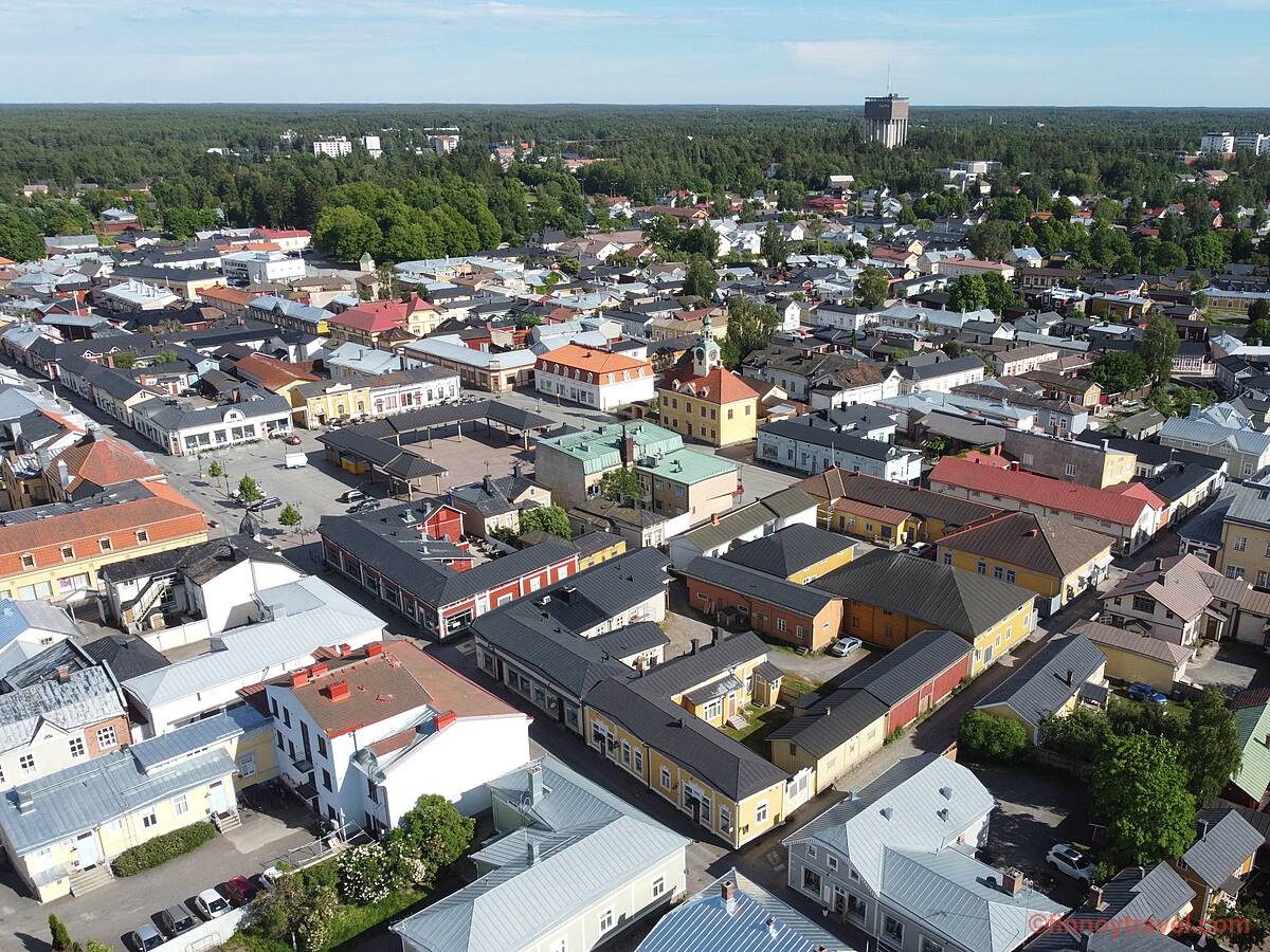 拉乌马老城与水塔